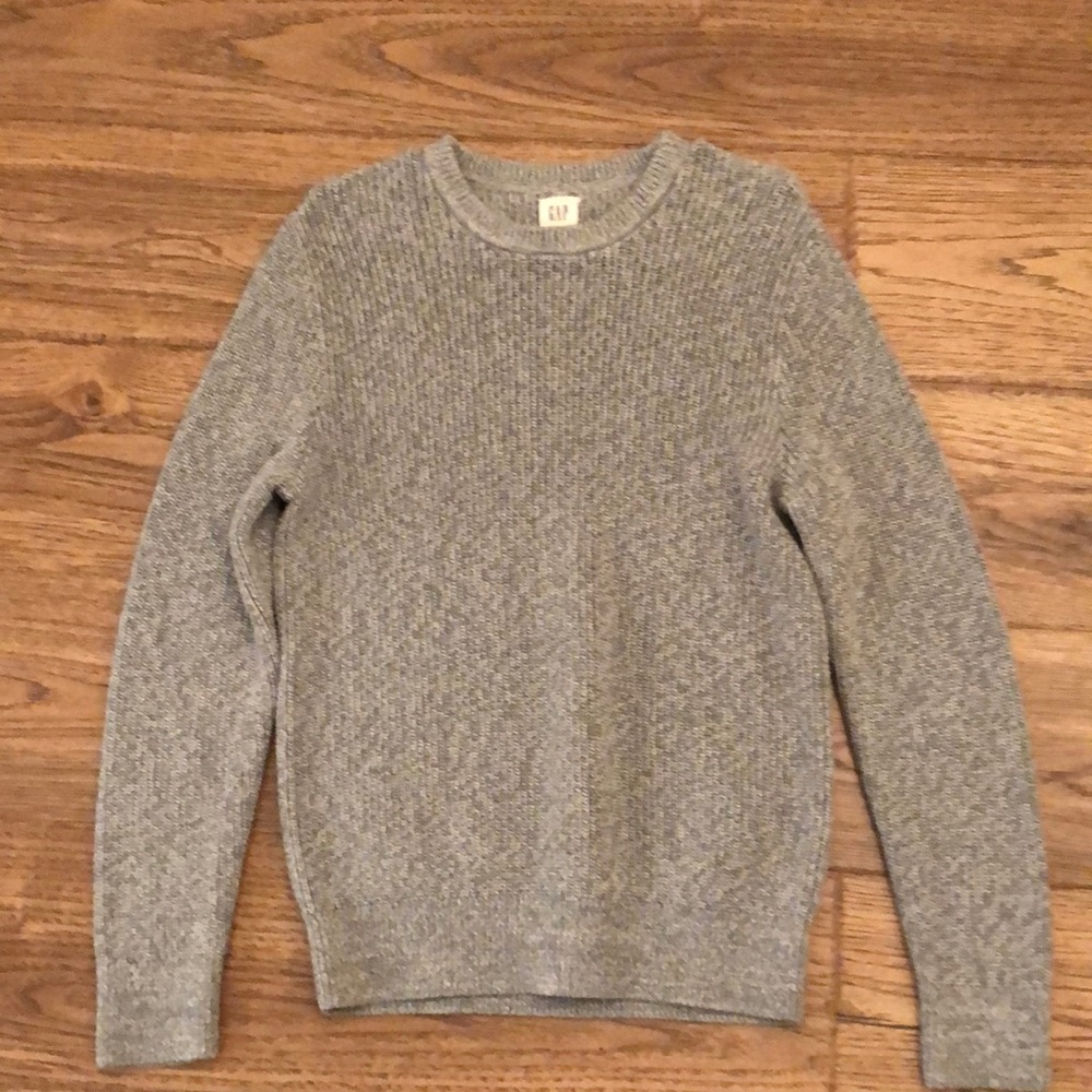 GAP Light Grey Marbled Sweater